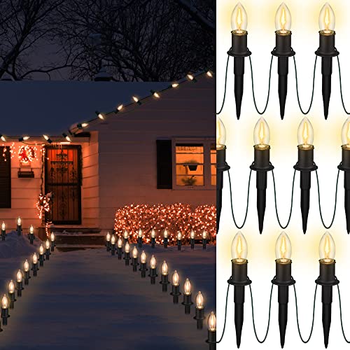 24.2 feet 20 LED  C9 Christmas Pathway Lights