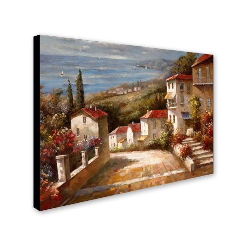 Home in Tuscany Artwork, 24 x 32-Inch Canvas Wall Art