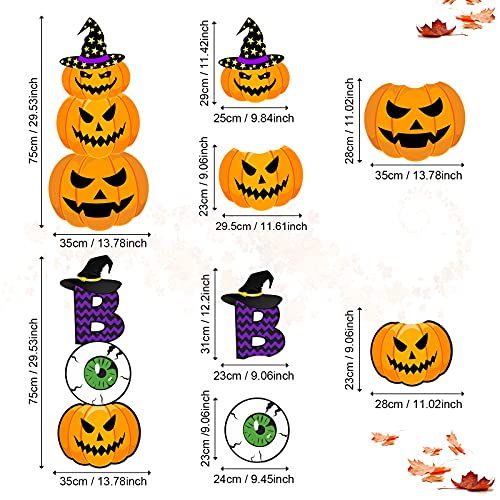 6 Pieces Halloween Yard Stake Signs Decoration