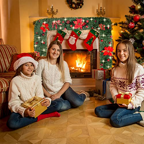 9Ft Christmas Garland with Lights