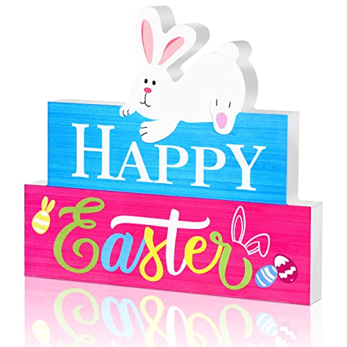 Happy Easter Wooden  Table Sign Decoration