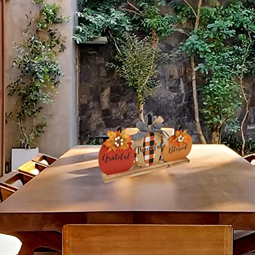 Rustic Fall Thanksgiving Tabletop Decoration