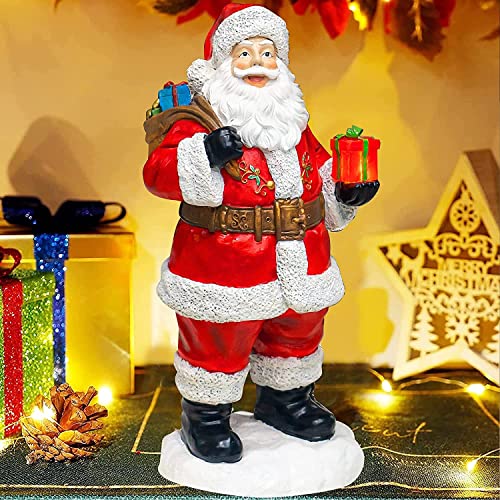 12" Christmas Resin Santa Claus Decoration