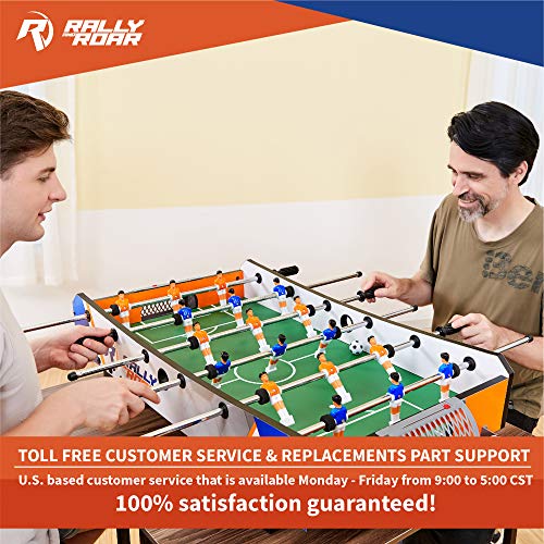 Tabletop Foosball Mini Soccer Game, 2 Balls, 6 Player Rows, Built In Scoreboard