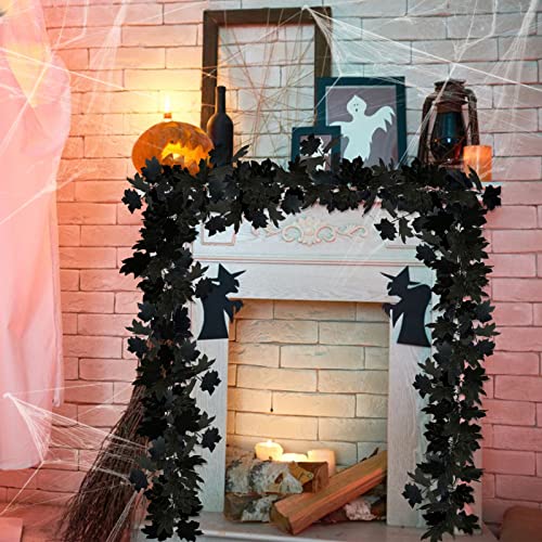 2 Pack Halloween Black Garlands Decoration