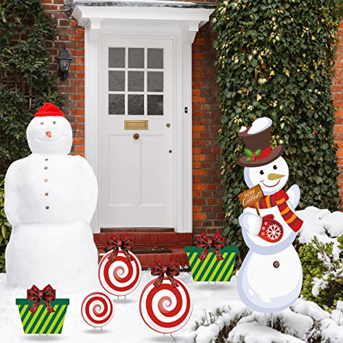 11 Pcs Christmas Yard Sign Decoration