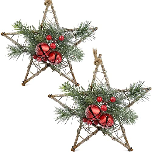 2 Pcs Christmas Hanging Decoration