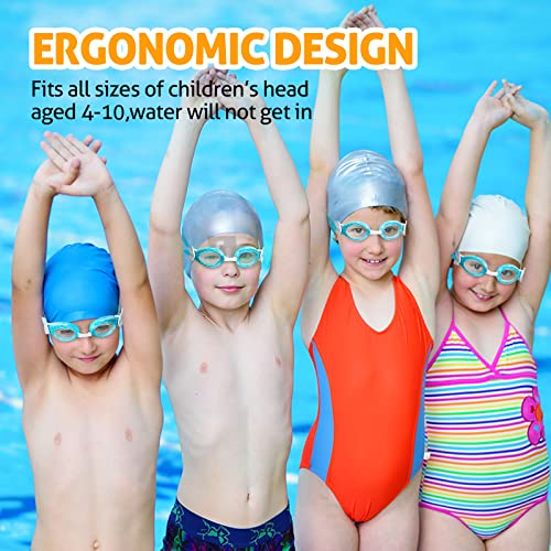 Kids Anti Fog Swimming Goggles Clear No Leaking