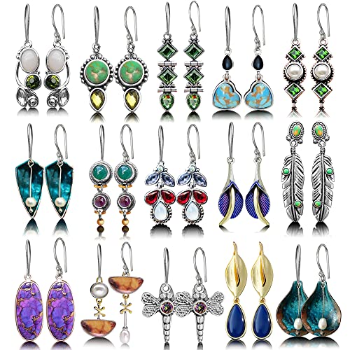 15 Pairs Boho Drop Dangle Earrings for Women