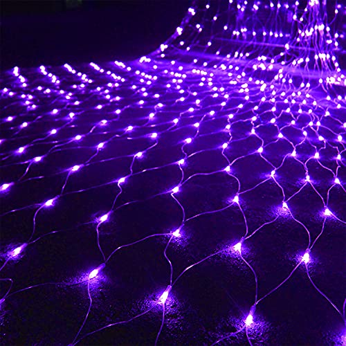 Connectable Christmas/Halloween Net Lights, 12FT x 5FT 360 LED