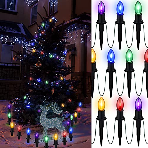 24.2 feet 20 LED  C9 Christmas Pathway Lights