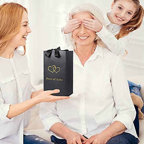 Rose Flower in Glass Dome & Photo Frame for Valentines/Anniversary Gift