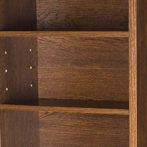 Textured Chestnut Adjustable Media Cabinet