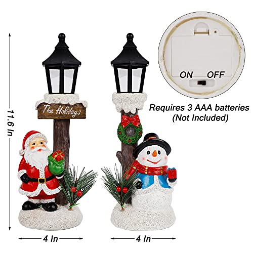 2 Pack 11.4 Inch  Christmas Table Ornaments