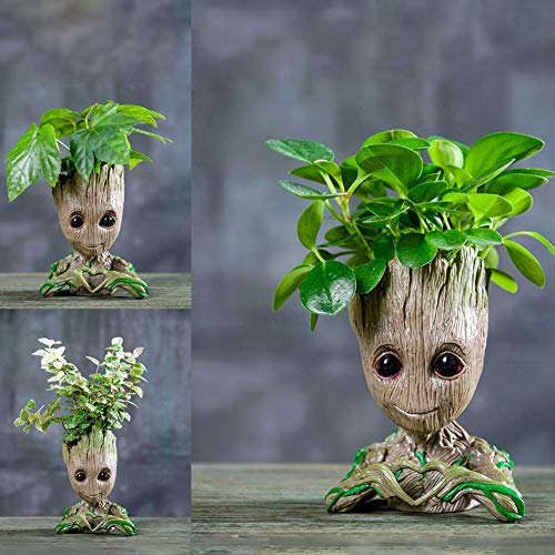 Baby Groot Flower Succulent Planter Cute Green with Hole Pen Holder ON SALE!