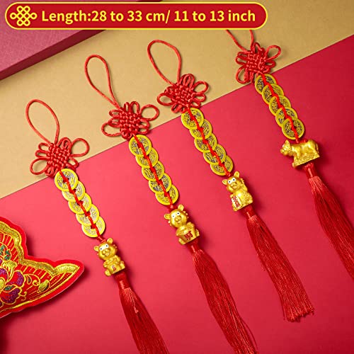 8 Pieces Chinese Feng Shui Pendant Decoration 2022  Year of Tiger Lucky Charms