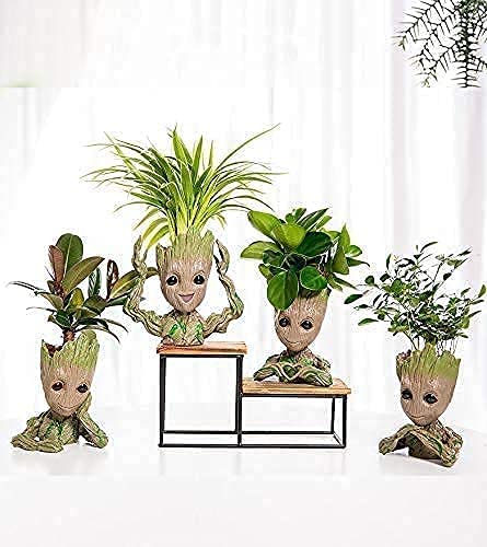 4 Styles Baby Groot Flower Pot Succulent Planter Pot Pencil Holder Holiday Bundle Deal!