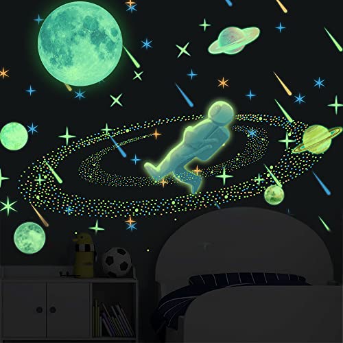 Glow in The Dark Stars for Ceiling, 1079 PCS, Stars. Moon & Planets