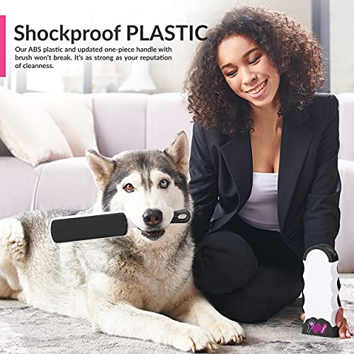 Pet Hair Remover for Couch Furniture Clothing Car Seat Carpet Pet Bed- Double-Sided Brush