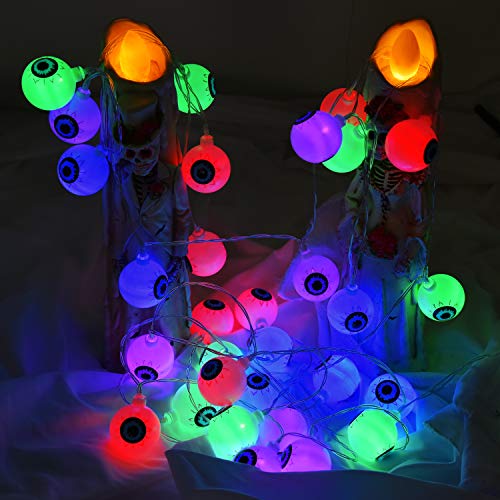 30 LED Halloween Eyeball String Lights