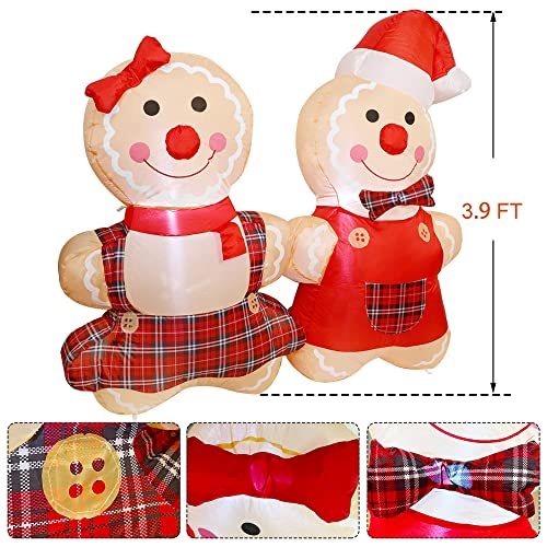 5.5FT Blowup Christmas Inflatable Decorations w/ LEDs