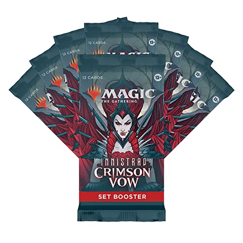 Magic: Innistrad: Crimson Vow Bundle | 8 Set Boosters + Accessories