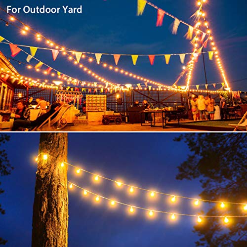 23ft 50 LED Globe Twinkle Fairy Lights for Garden Home Room Party (Solar powered)