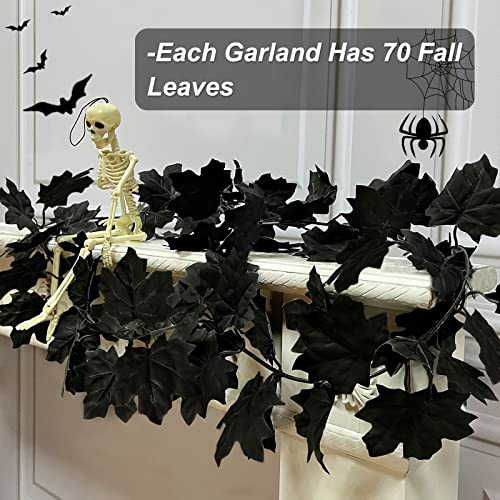 2 Pack Halloween Black Garlands Decoration