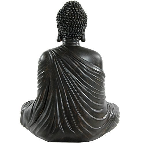 17" Japanese Sitting Buddha Statue