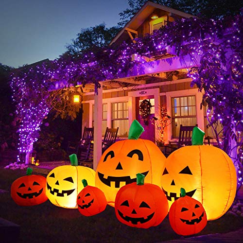 7 Ft Halloween Blow up Inflatable Pumpkin Decoration