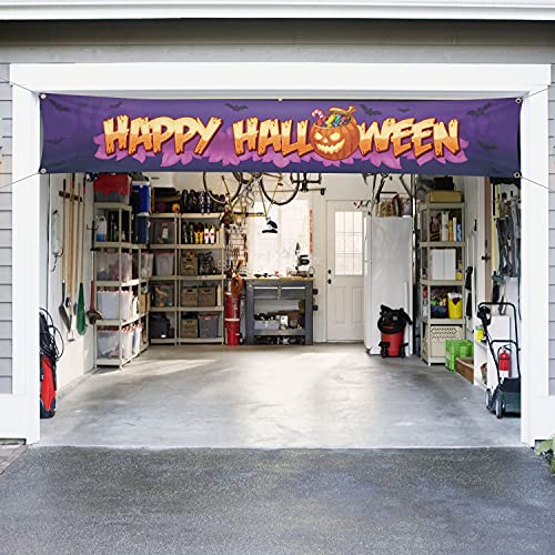 Large Banner Happy Halloween Decorations  120" x 20"
