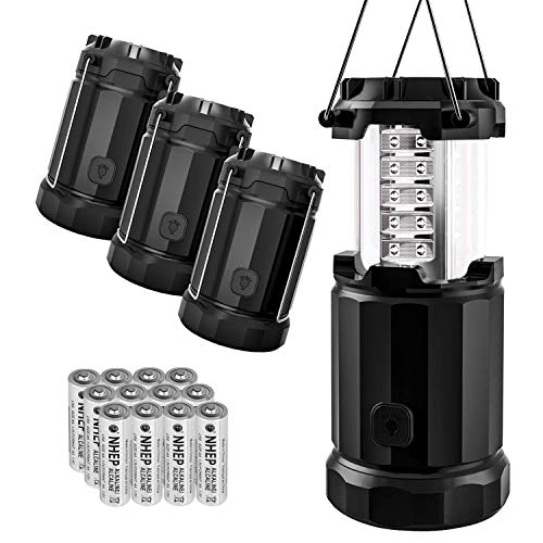 Camping Lantern Battery Powered Led Lights w/ AA Batteries