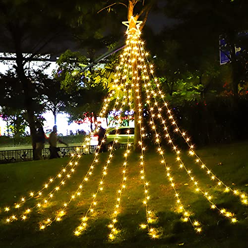 320 LEDs Christmas Decorations Star String Lights