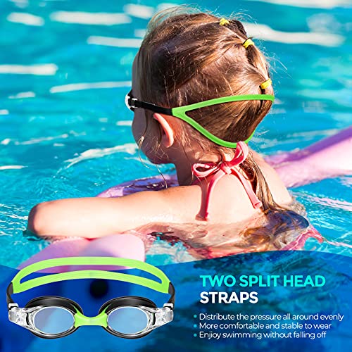 Kids Anti Fog Swimming Goggles Clear No Leaking