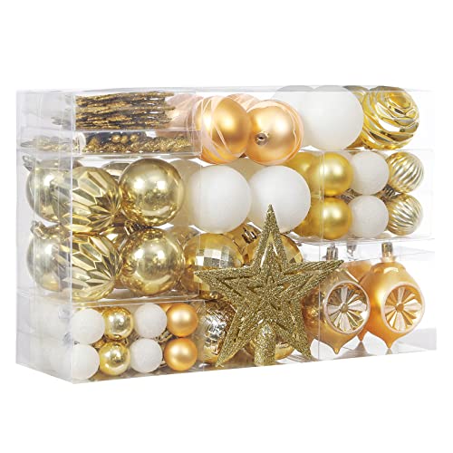 103-Pack Assorted  Christmas Ball Ornaments