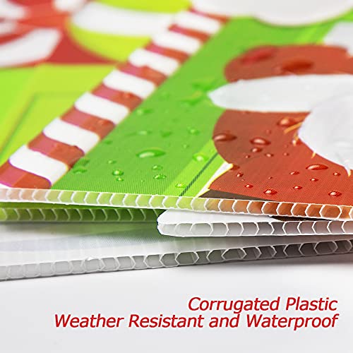 62Inch Large Train Yard Christmas Decorations