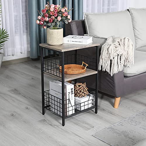 Industrial Retro Small Side Table