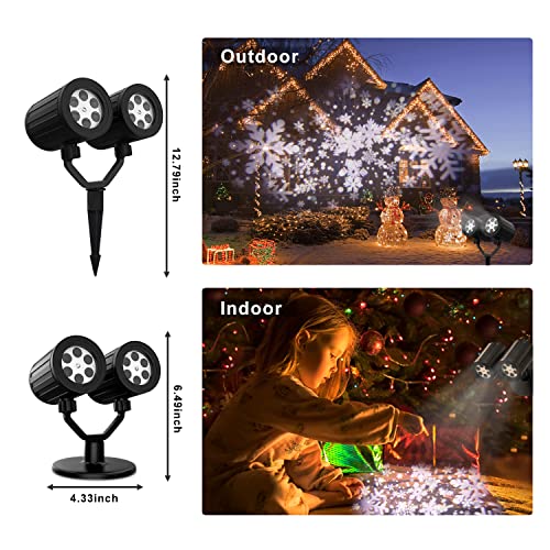 Snowflake Christmas Projector Lights