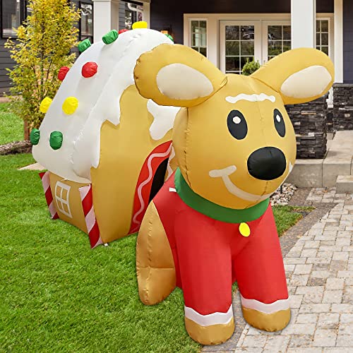 8.5ft Christmas Inflatables Decoration w/ Built-in LEDs