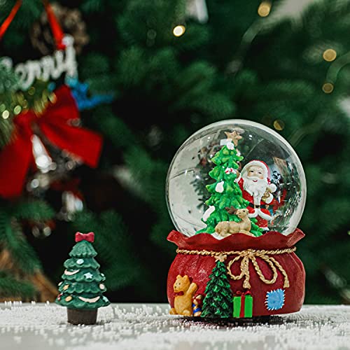 100mm Musical Snow Glitter Water Globe Christmas Decoration