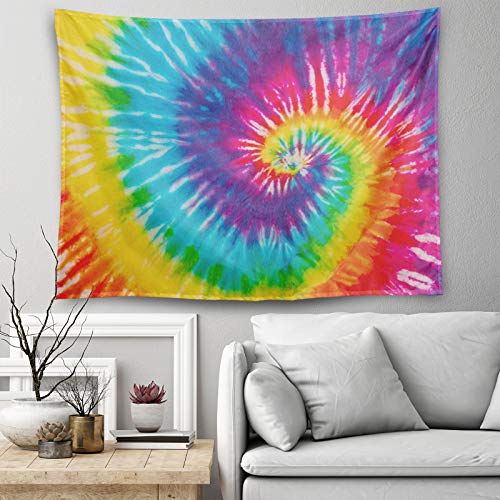 Wall Tapestry for Home  Decoration- Fairy Tale Forest- Butterfly- Tie Dye- 80x60 inches