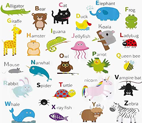 ABC Learning Alphabet Tapestry for Kids Educational Wall Decoration