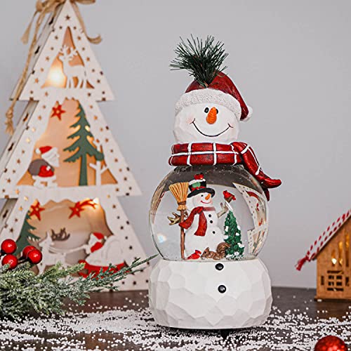 100mm Musical Snow Glitter Water Globe Christmas Decoration