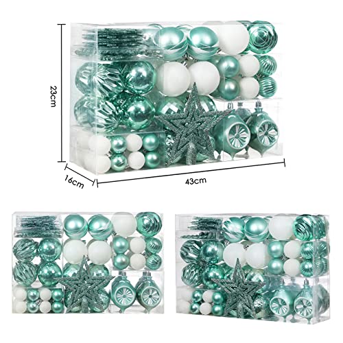 103-Pack Assorted  Christmas Ball Ornaments