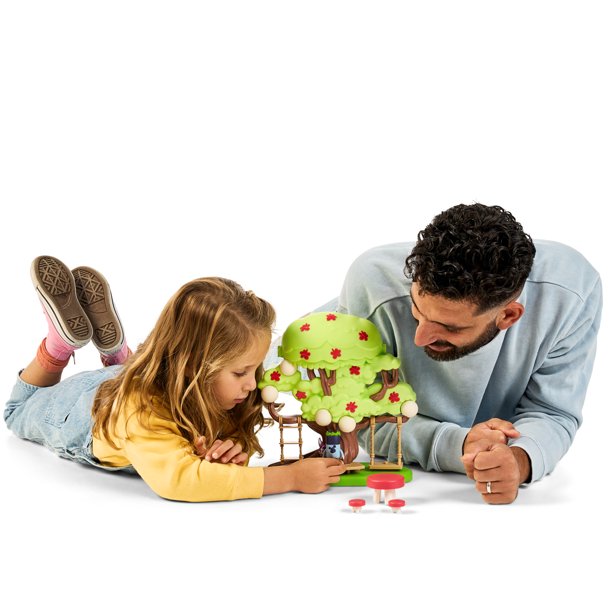Tree Playset with Secret Hideaway, Flower Crown, Fairy Figures,& Accessories Toys for Kids