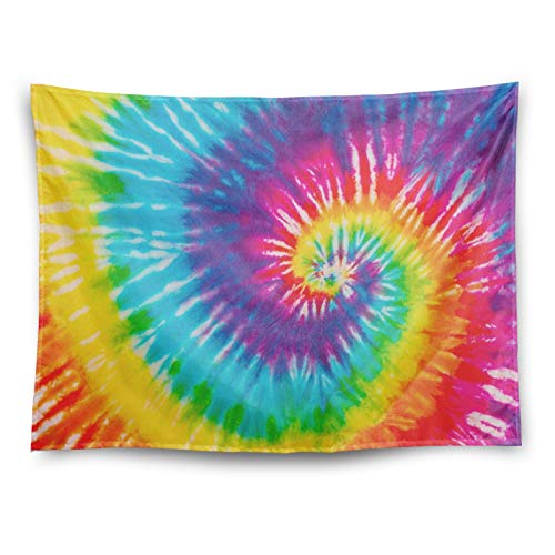 Wall Tapestry for Home  Decoration- Fairy Tale Forest- Butterfly- Tie Dye- 80x60 inches