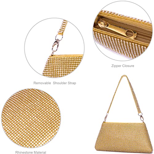 Rhinestone Clutch Purses for Women Bling Evening Bag