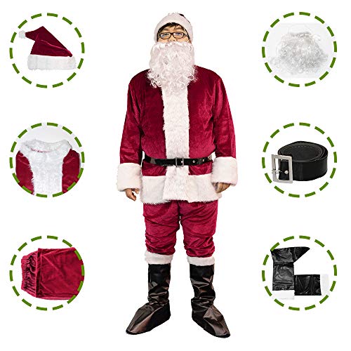 Christmas Santa Claus Costume Set