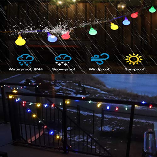 Globe Pastel Easter String Lights, 33ft 100 LED 8 Lighting Modes w/ Timer - Multicolor