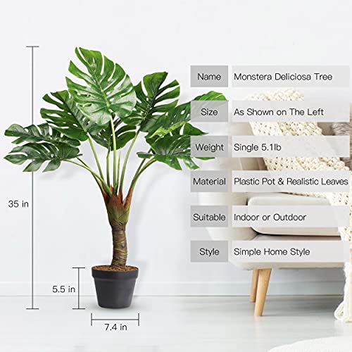 Artificial Palm Tree in Pot for Home/Office Decoration